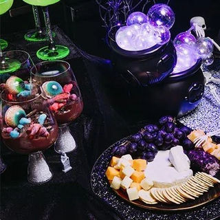 Sips & Spells – Neon Potions & Rhinestone Tumblers for a Glam Halloween Bar
