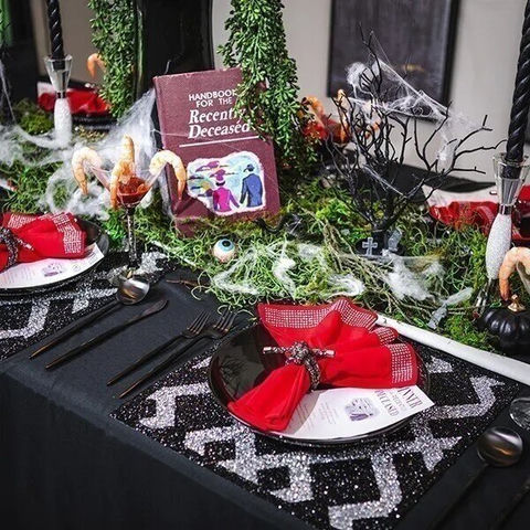 Strange & Unusual – A Beetlejuice-Inspired Halloween Table