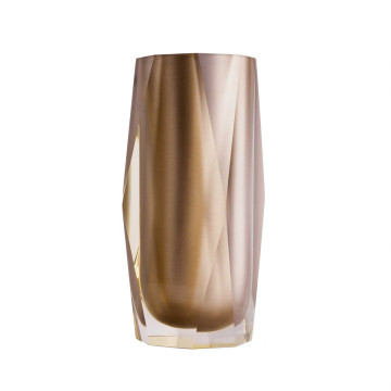 Faceted Vase - Bronze (clx)