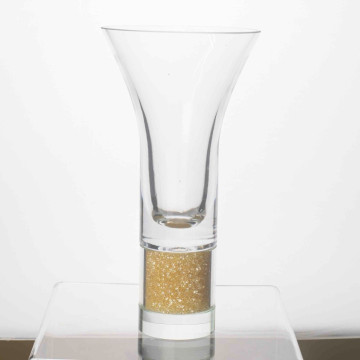 Small Crystal-Filled Vase - Champagne (CLX)