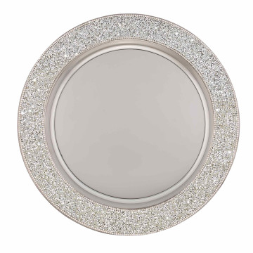 Luminous Charger Plate - Silver