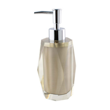 Faceted Lotion Pump - Bronze