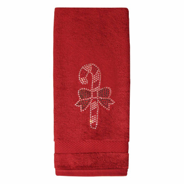 Candy Cane Hand Towel