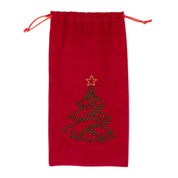Christmas Tree Wine Bag