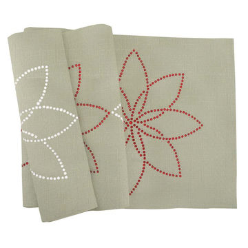 Poinsettia Table Runner