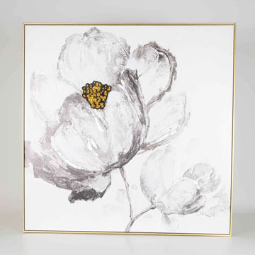 Black & White Flower Painting (CLX)