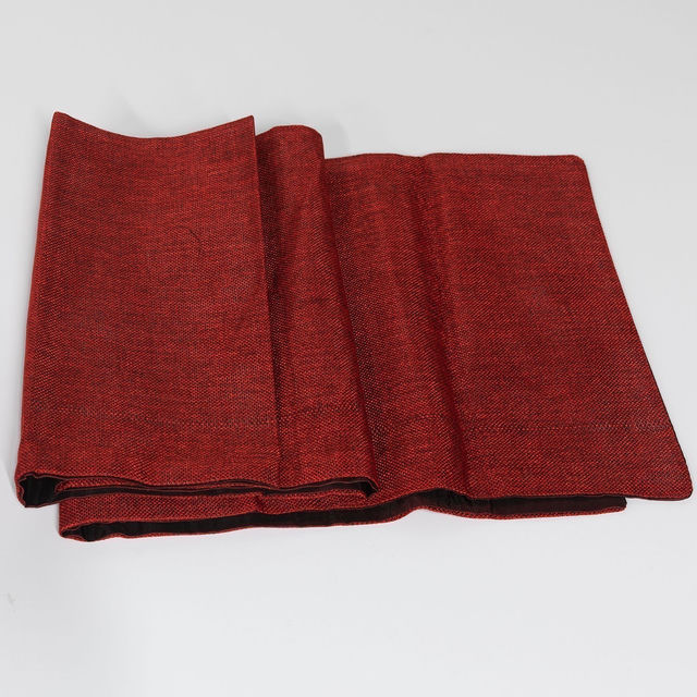 Woven Table Runner detail angle image Woven Table Runner detail angle image