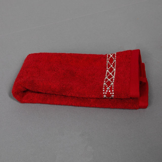Washcloth with X Design (clx) detail angle image