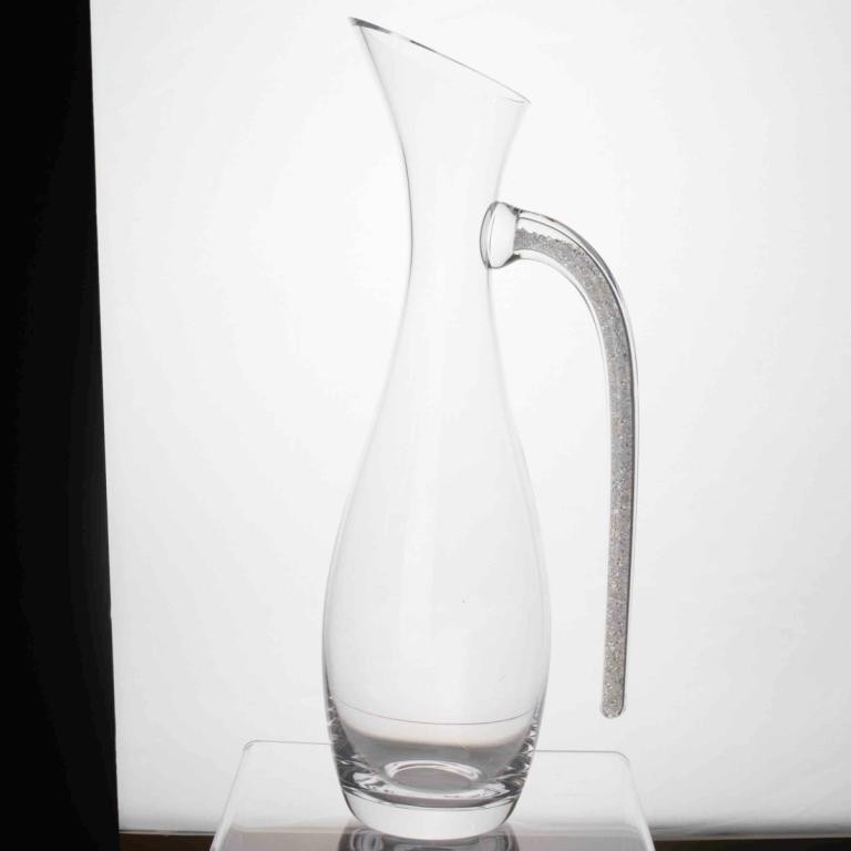 Crystal-Filled Decanter - Silver (CLX) detail angle image