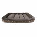 Square pet bed with a plush gold velvet interior and a sparkling silver rhinestone exterior featuring a cushioned design. Square pet bed with a plush gold velvet interior and a sparkling silver rhinestone exterior featuring a cushioned design.