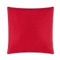 Square pillow with a silver rhinestone design on the front soft velvet backing and plush texture.