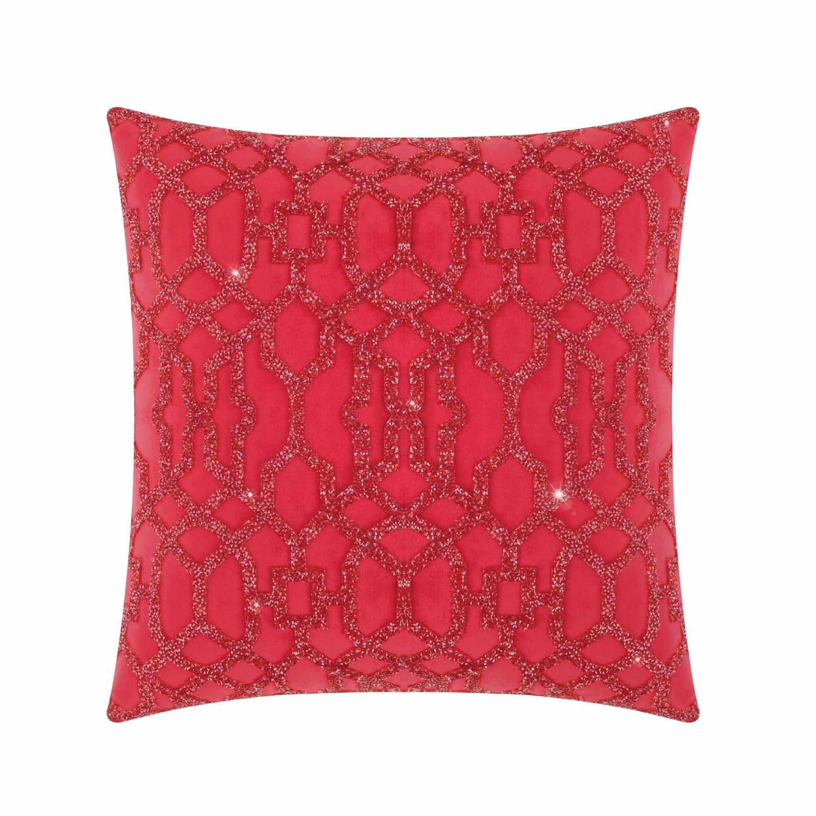 Lattice&#x20;Pillow&#x20;-&#x20;16x16&#x20;-&#x20;Red