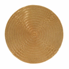 Gilded Round Beaded Placemat