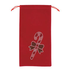 Candy Cane Wine Bag