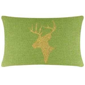 Reindeer Bust Pillow