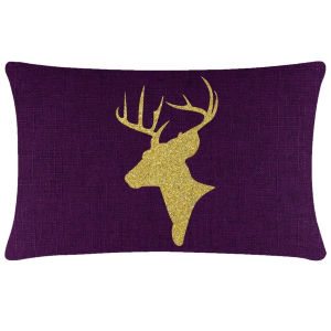 Reindeer&#x20;Bust&#x20;Pillow