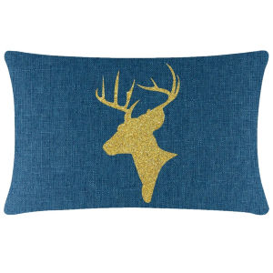 Reindeer&#x20;Bust&#x20;Pillow