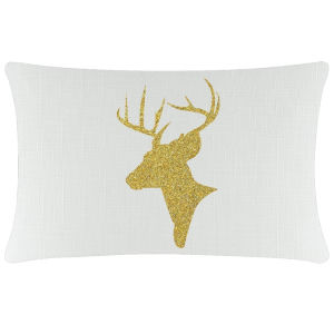 Reindeer&#x20;Bust&#x20;Pillow