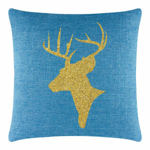 Reindeer Bust Pillow