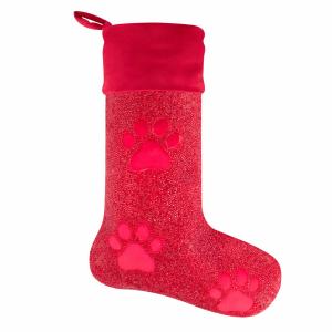 Luminous Paw Print Stocking