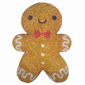 Gingerbread Man Shaped Pillow