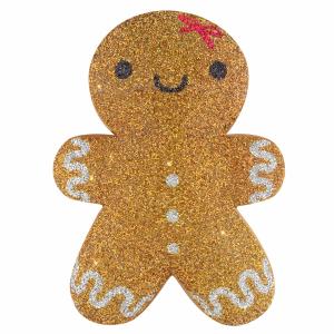 Gingerbread Woman Shaped Pillow