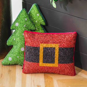 Santa&#x20;Belt&#x20;Shaped&#x20;Pillow