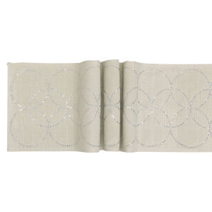 Circles&#x20;Table&#x20;Runner&#x20;-&#x20;90&#x20;-&#x20;Linen