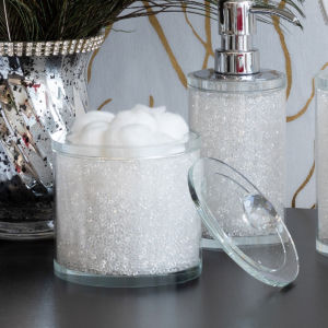 Crystal-Filled&#x20;Cotton&#x20;Ball&#x20;Holder