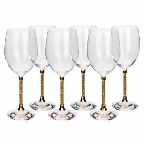 Vetrina&#x20;Stem&#x20;Wine&#x20;Glass&#x20;-&#x20;Set&#x20;of&#x20;6&#x20;-&#x20;Gold