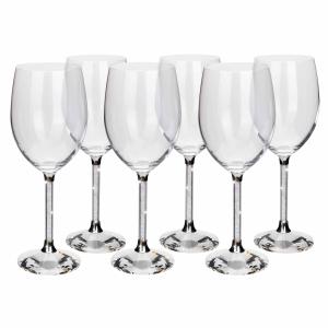 Vetrina&#x20;Stem&#x20;Wine&#x20;Glass&#x20;-&#x20;Set&#x20;of&#x20;6&#x20;-&#x20;Silver