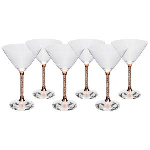 Vetrina&#x20;Stem&#x20;Martini&#x20;Glass&#x20;-&#x20;Set&#x20;of&#x20;6&#x20;-&#x20;Rose
