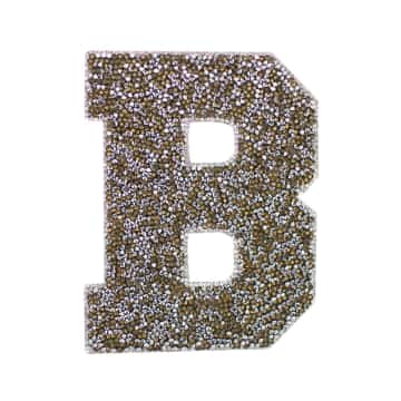 Large Block Monogram Letter - Bronze - A
