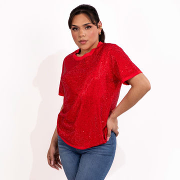 Strass Rhinestone T-Shirt