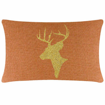 Reindeer Bust Pillow