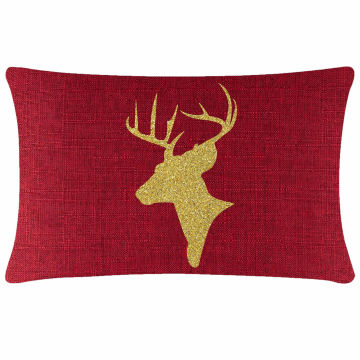 Reindeer Bust Pillow
