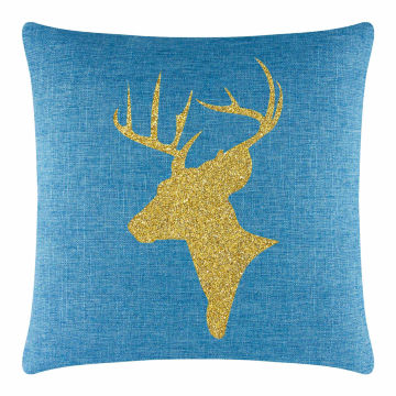 Reindeer Bust Pillow