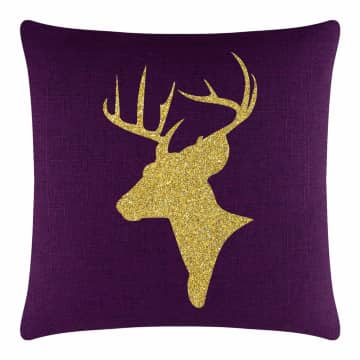 Reindeer Bust Pillow