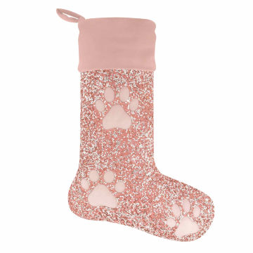 Luminous Paw Print Stocking