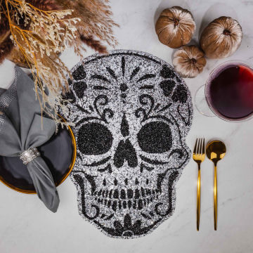 Luminous&#x20;Sugar&#x20;Skull&#x20;Placemat