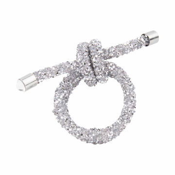 Luminous Knot Napkin Ring (Set of 4) - Silver