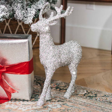 Luminous Reindeer Statue