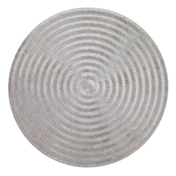 Gilded Round Beaded Placemat