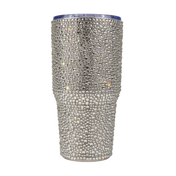 Strass Stainless Steel Tumbler - Silver