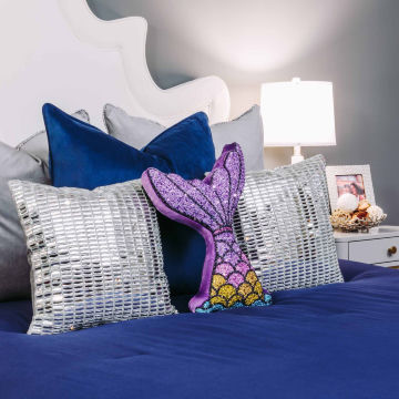 Mermaid&#x20;Tail&#x20;Shaped&#x20;Pillow