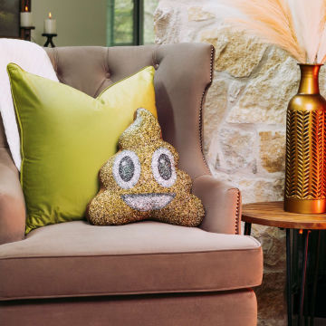 Poop&#x20;Emoji&#x20;Shaped&#x20;Pillow