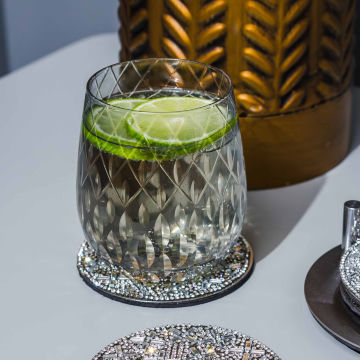 Marquise&#x20;Cut&#x20;Rocks&#x20;Glass&#x20;&#x28;Set&#x20;of&#x20;4&#x29;