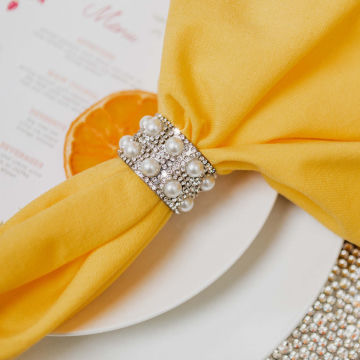 Montaigne&#x20;Pearl&#x20;Napkin&#x20;Ring&#x20;&#x28;Set&#x20;of&#x20;4&#x29;