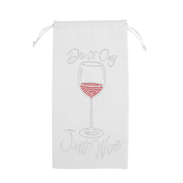 Don't Cry, Just Wine Wine Bag