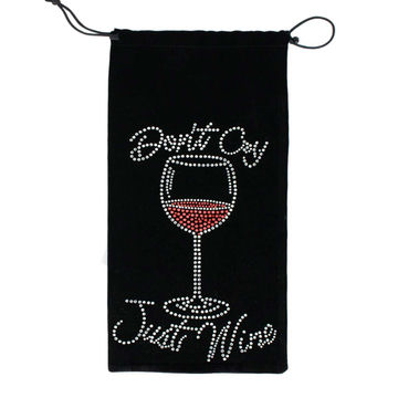 Don't Cry, Just Wine Wine Bag